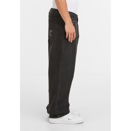 Karl Kani Ανδρικό παντελόνι OG Washed Straight Leg Jeans